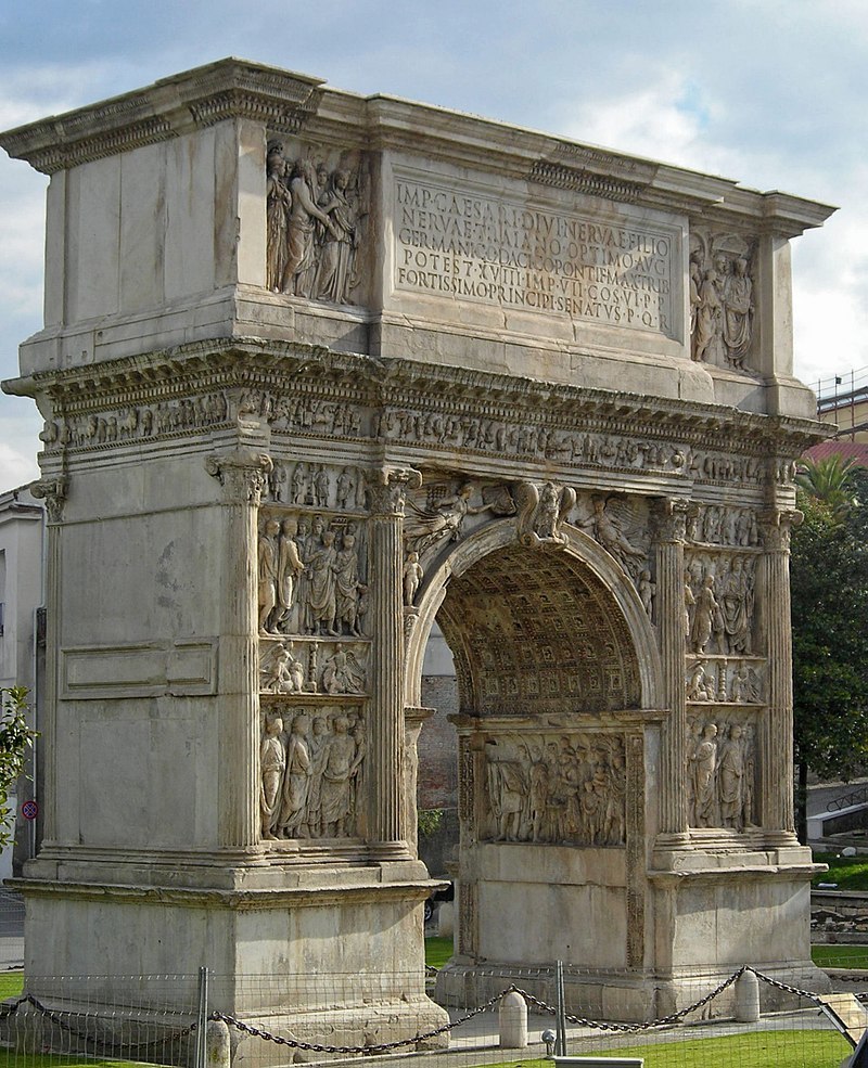 トラヤヌスの凱旋門（ベネヴェント）: ローマ皇帝ガリエヌス 悲劇の 