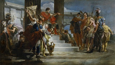 古代ローマを題材にした絵画作品一 スキピオ カエサル アウグストゥス ネロなど ローマ皇帝ガリエヌス 悲劇の改革皇帝